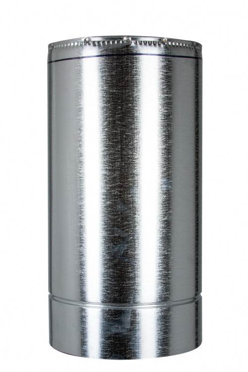 Труба димоходу 0,5м AiSi304 0,8мм термо нерж/оц d200/260