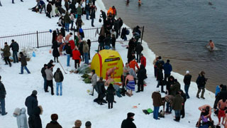 Крещение в Гидропарке 2010